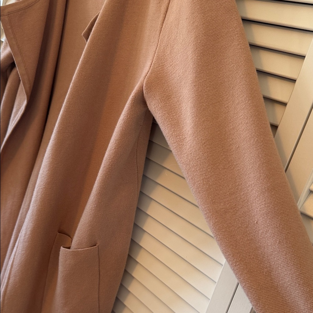 Caracilia (Amazon) Elegant Tan Cardigan Sweater - Picture 4 of 7